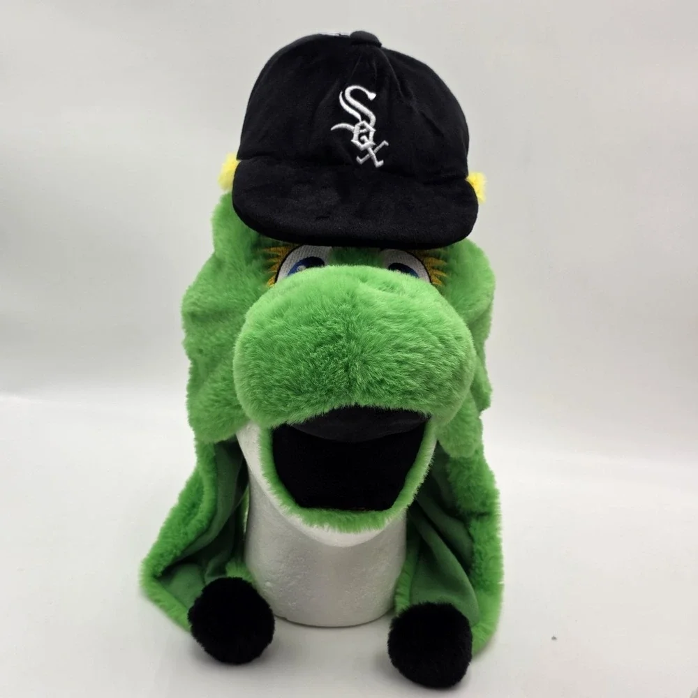 Chicago White Sox Southpaw Mascot Plush Hat Green Fuzzy MLB Baseball FOCO NWOT